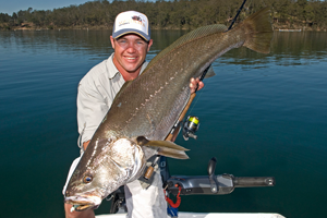 mulloway fishing andrew badullovich clyde river nsw squidgies