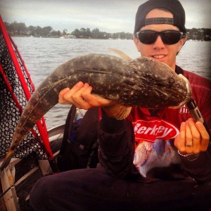 Newcastle dusky flathead fishing