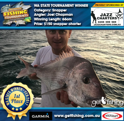 Snapper 66cm Joel Chapman Jazz Charters $150 snapper charter