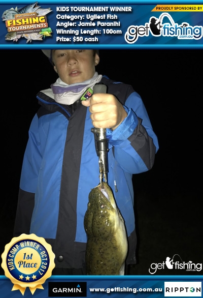 Ugliest Fish 100cm Jamie Paranihi Get Fishing $50 cash
