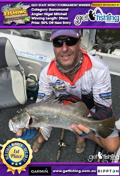 Barramundi 59cm Nigel Mitchell Get Fishing 50% Off New Entry