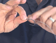 how to tie adjustable snell knot video