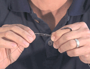 how to tie snell knot straight-eye-hook video