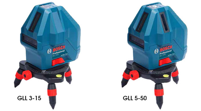 bosch line lasers gll 3-35 and gll 5-50