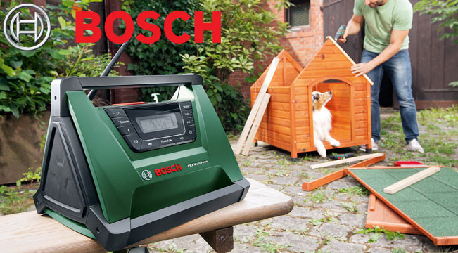 The compact PRA MultiPower Radio from Bosch