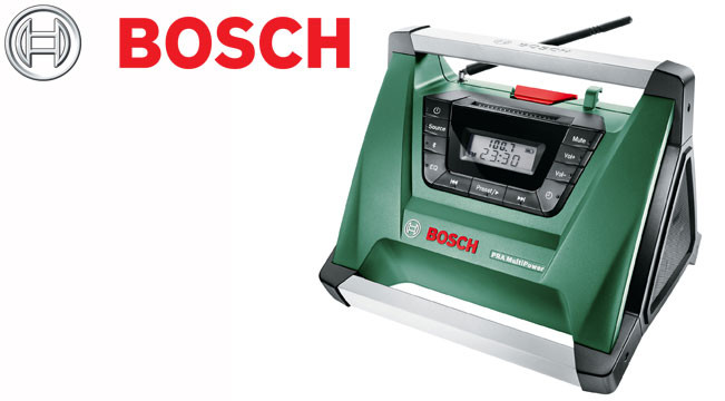 The compact PRA MultiPower Radio from Bosch