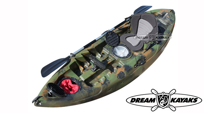 Dream Kayaks Dream Catcher 3 US jungle camo Fishing Kayak