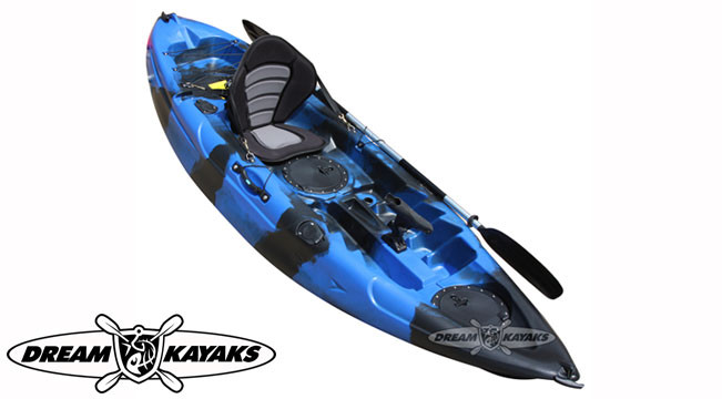 Dream Kayaks Dream Catcher 3 night sea camo Fishing Kayak
