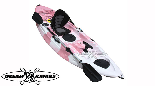 Dream Kayaks Dream Catcher 3 pink camo Fishing Kayak