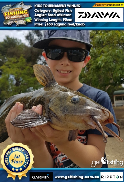 Ugliest Fish 90cm Brad Atkinson Daiwa $160 Laguna reel/knob