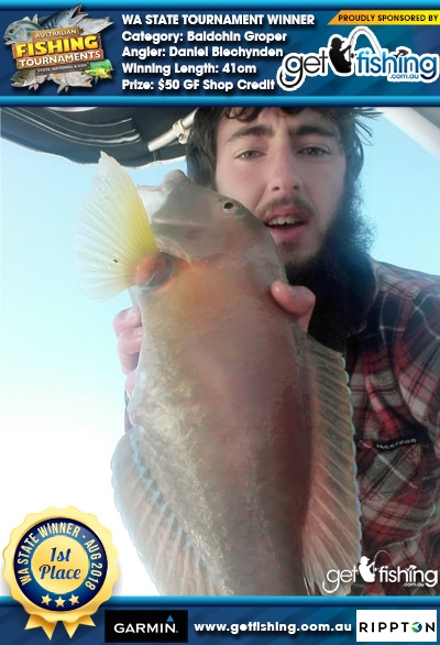 Baldchin Groper 41cm Daniel Blechynden Get Fishing $50 GF Shop Credit