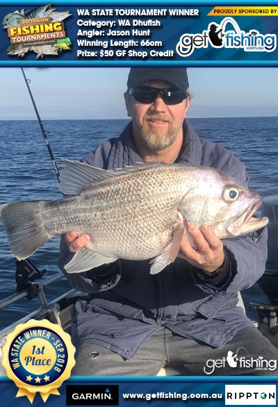 WA Dhufish 66cm Jason Hunt Get Fishing $50 GF Shop Credit