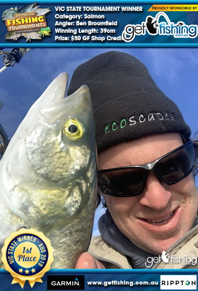 Salmon 39cm Ben Broomfield Get Fishing $50 GF Shop Credit
