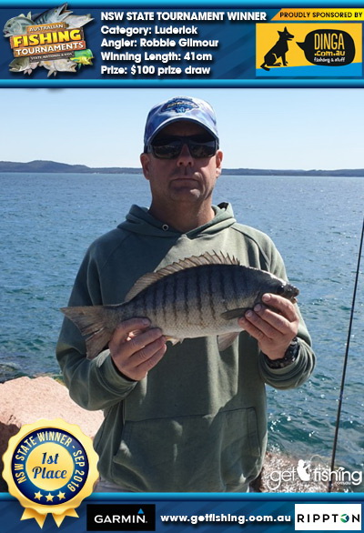 Luderick 41cm Robbie Gilmour Dinga Fishing $100 prize draw